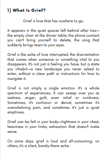 The Little Book of Grief - the silent companion (Ebook)